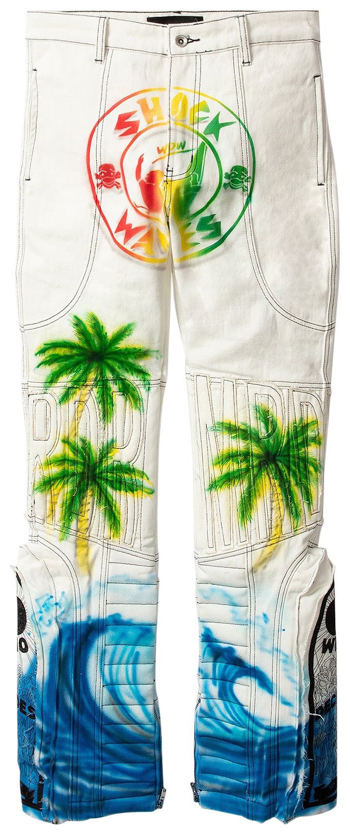 Who Decides War Bridgetown MRDR Moto Denim Multicolor