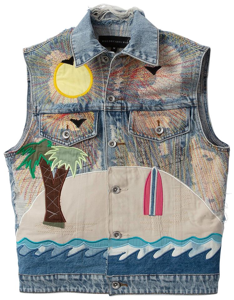 Who Decides War x Pale USA Seaboard Vest Multicolor