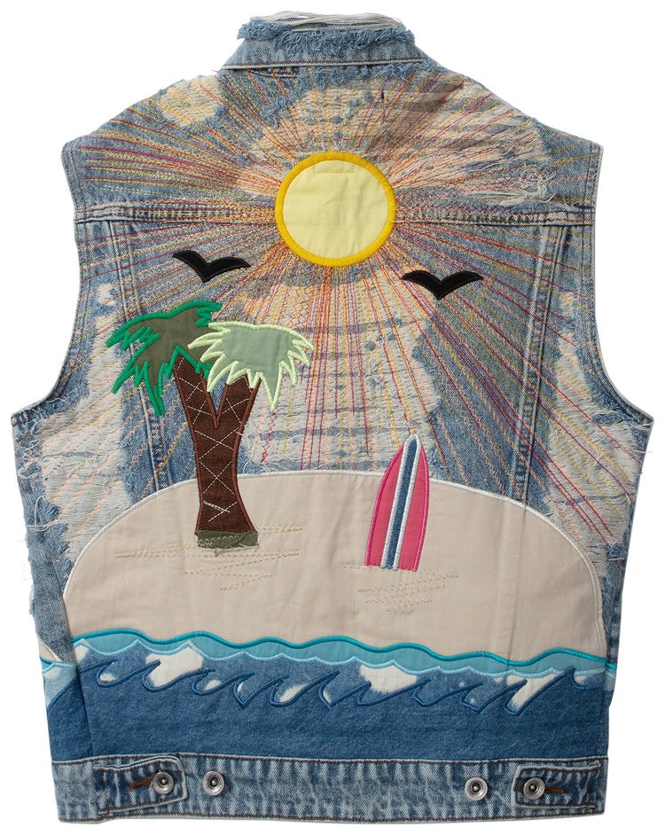 Who Decides War x Pale USA Seaboard Vest Multicolor