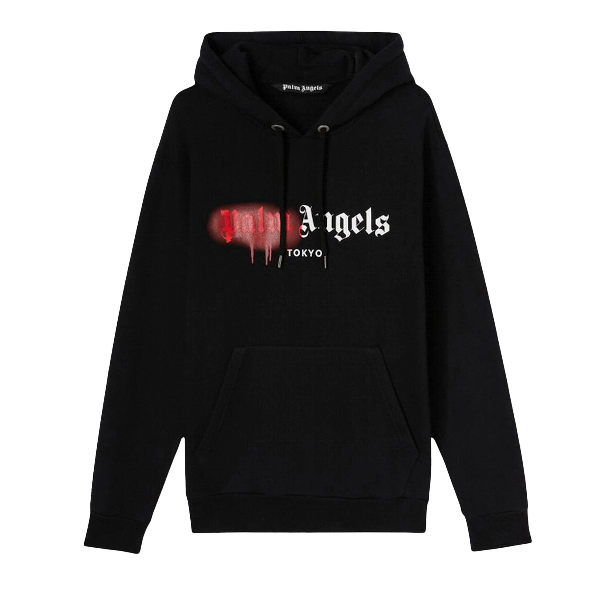 Size xxl Palm Angels Tokyo Sprayed Hoodie Black