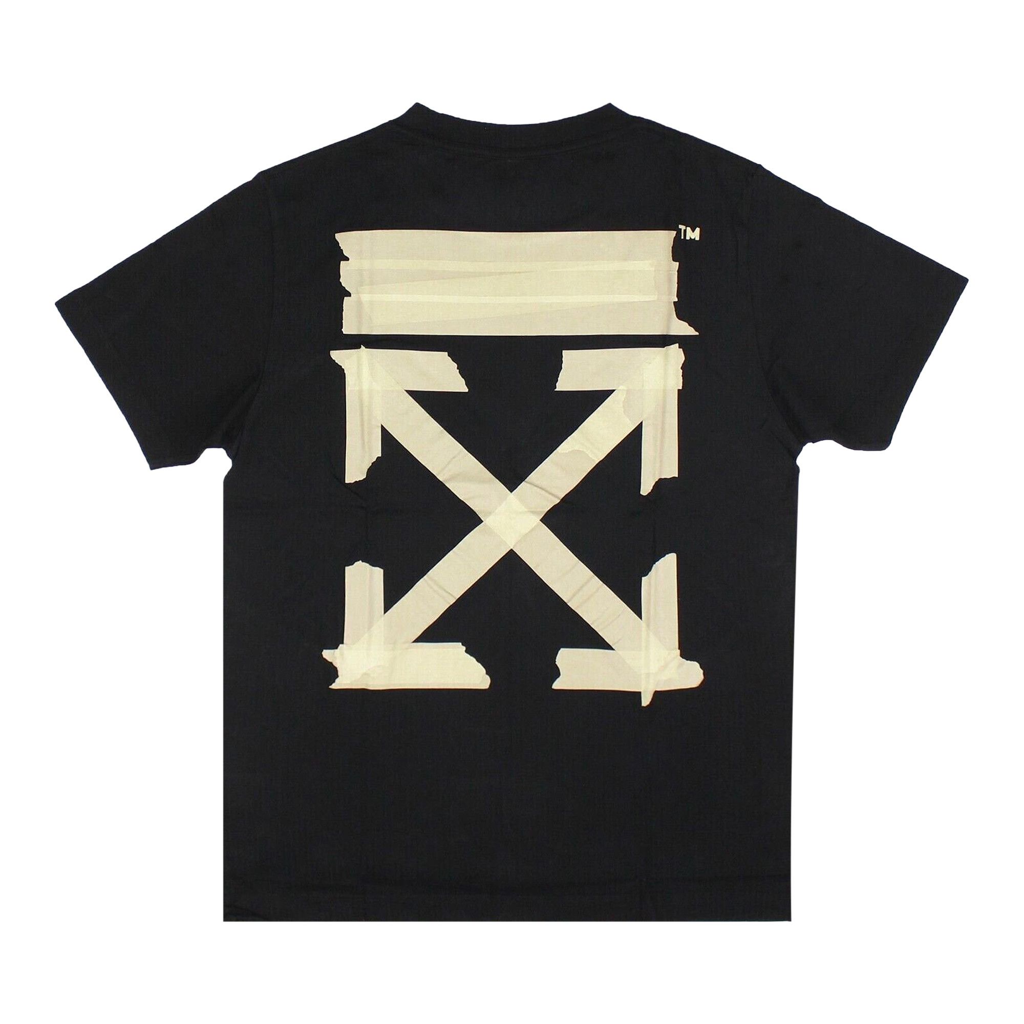 Buy Off-White Tape Arrows T-Shirt 'Black/Beige