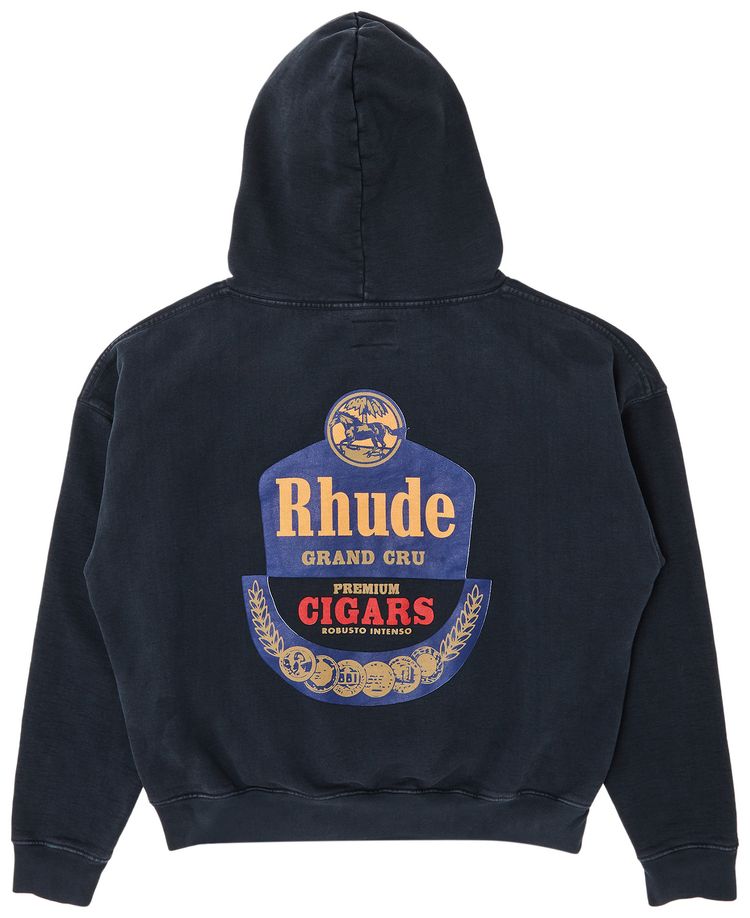 Rhude Grand Cru Hoodie Vintage Black