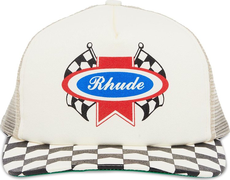 Rhude Chevron Rally Trucker Hat 'Off-White'