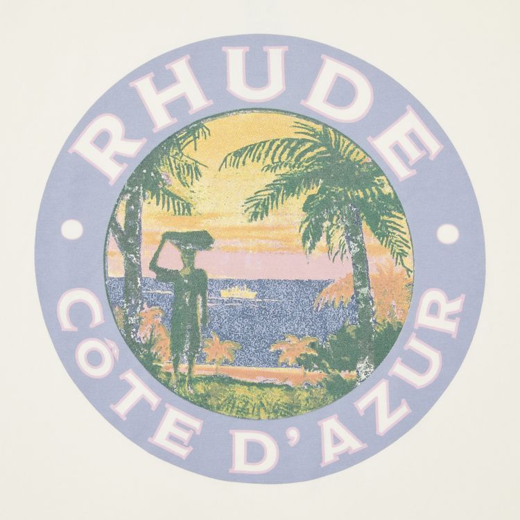 Rhude Lago Tee Vintage White