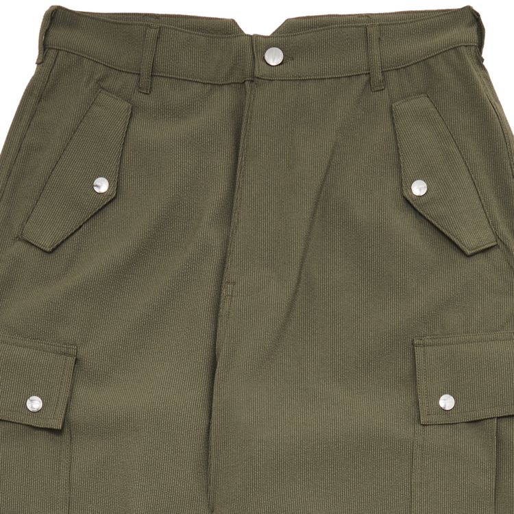 Rhude Seersucker Parachute Pant Olive