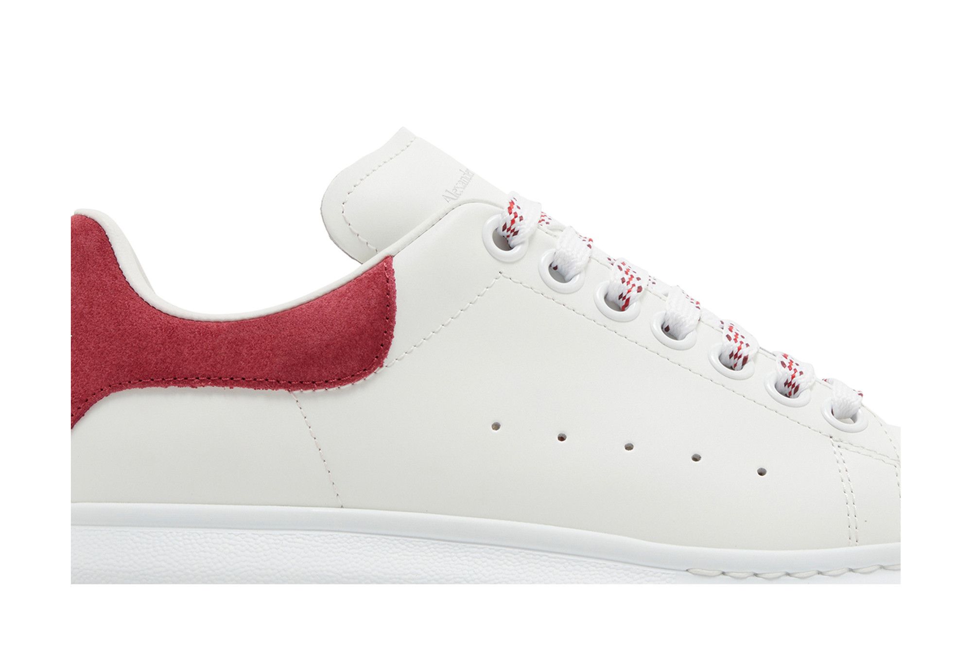 Size 10.0 Alexander McQueen Wmns Oversized Sneaker 'White Cherry'