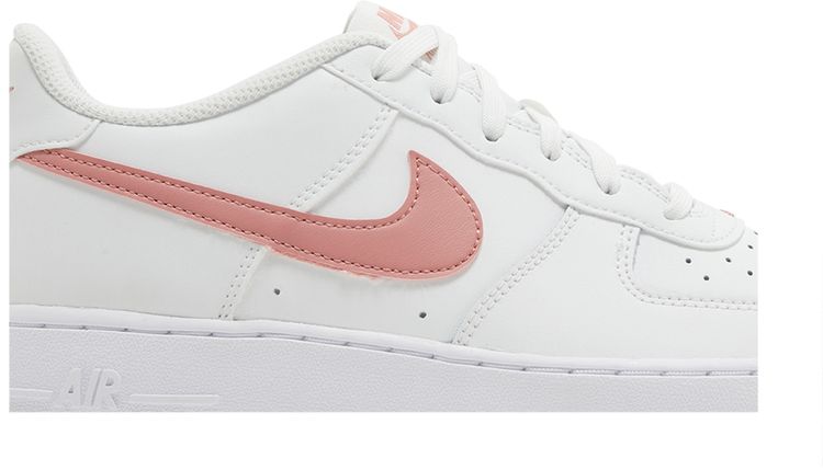 Nike Air Force 1 GS White Red Stardust