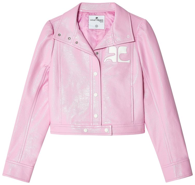 Courreges Vinyl Reedition Jacket Rose