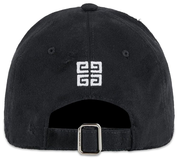 Givenchy Embroidered Logo Curved Cap Black