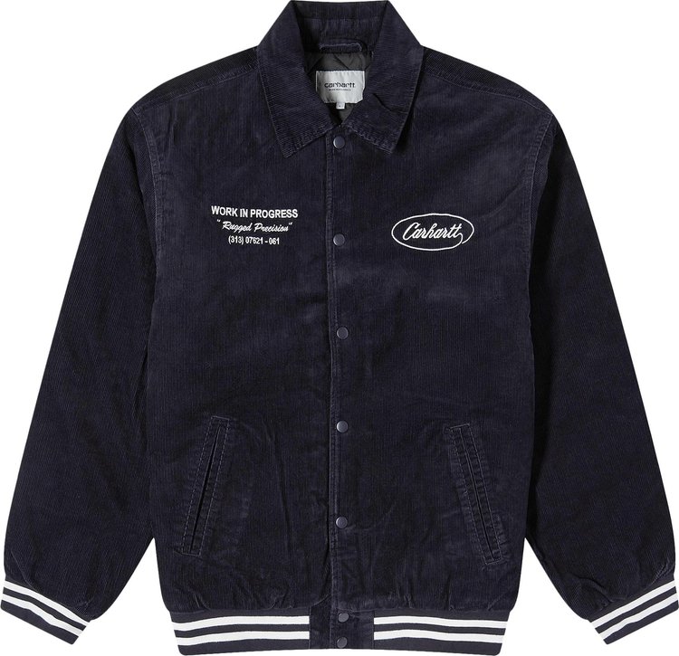 Buy Carhartt WIP Rugged Letterman Jacket 'Blue' - I032436 BLUE | GOAT