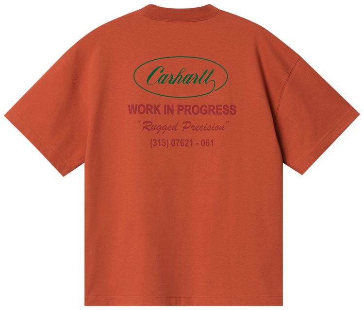 Carhartt WIP Short Sleeve Trophy T Shirt Orange