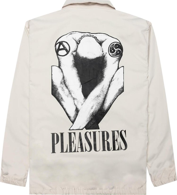 Pleasures Bended Coach Jacket Beige