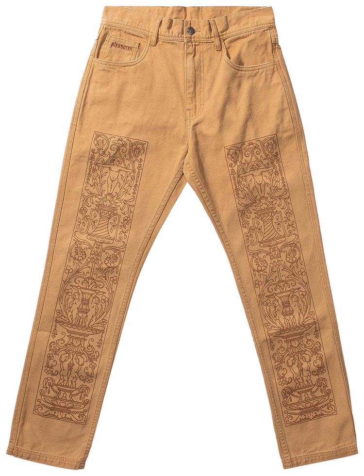 Pleasures Friction Work Pant Brown