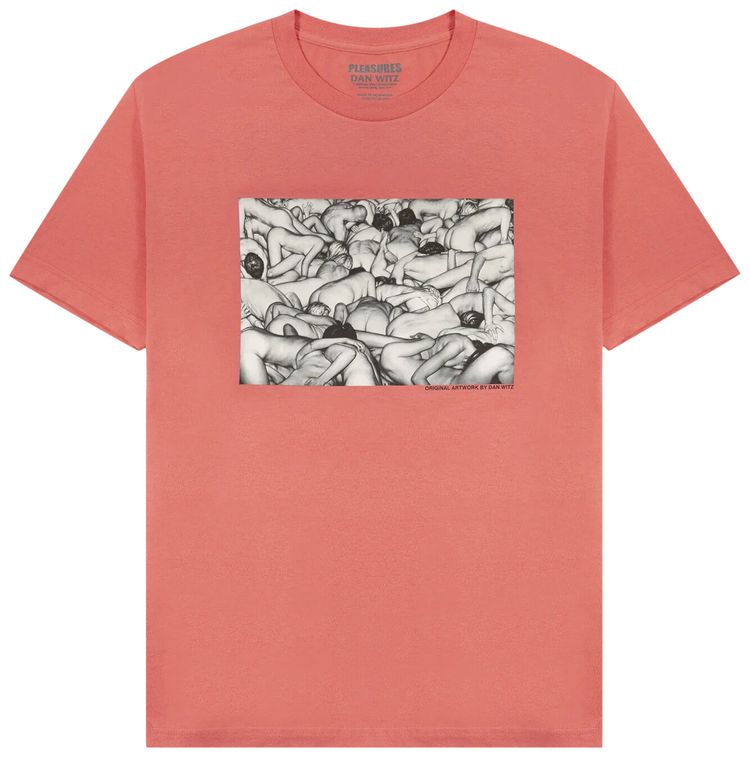 Pleasures Orgy Tee Coral