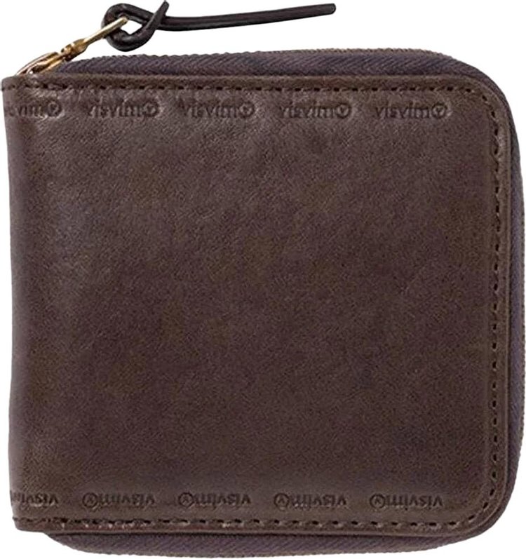 Visvim Leather Bifold Wallet 'Dark Brown'