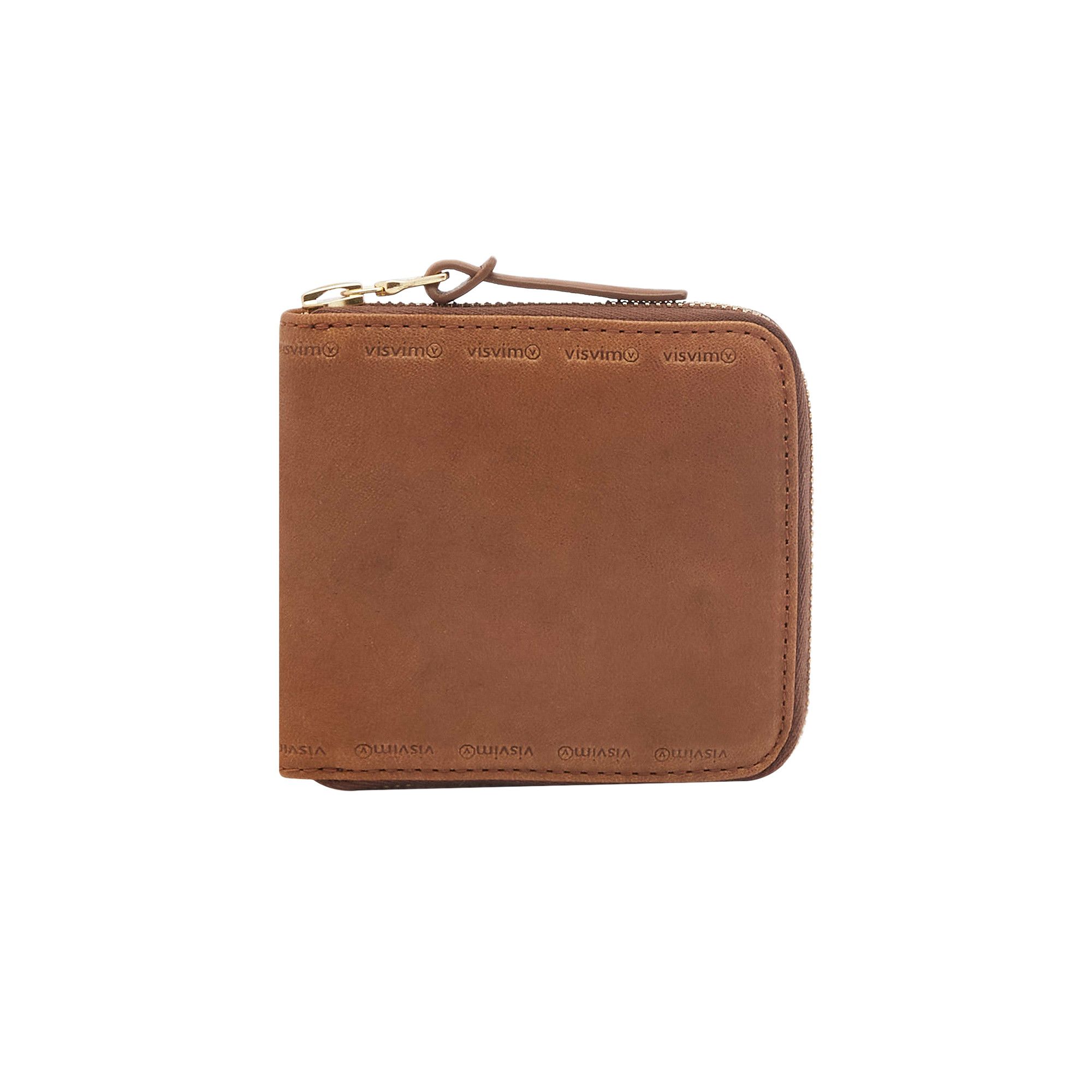 Buy Visvim Leather Bifold Wallet 'Brown' - 123203003029 BROW | GOAT