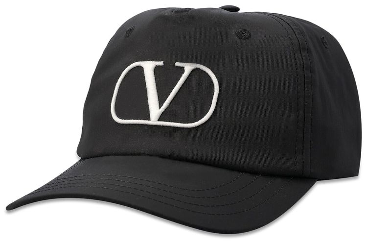 Valentino Logo Cap BlackIvory
