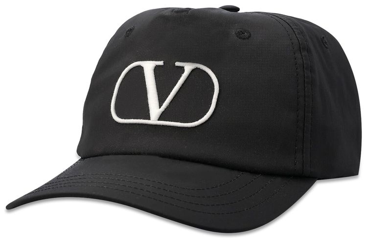 Valentino Logo Cap 'Black/Ivory'