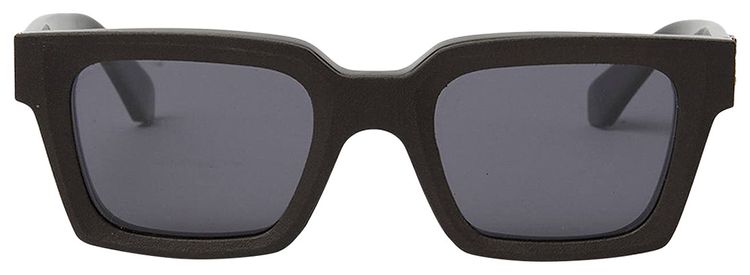 Off White Clip On Sunglasses Black Dark Grey