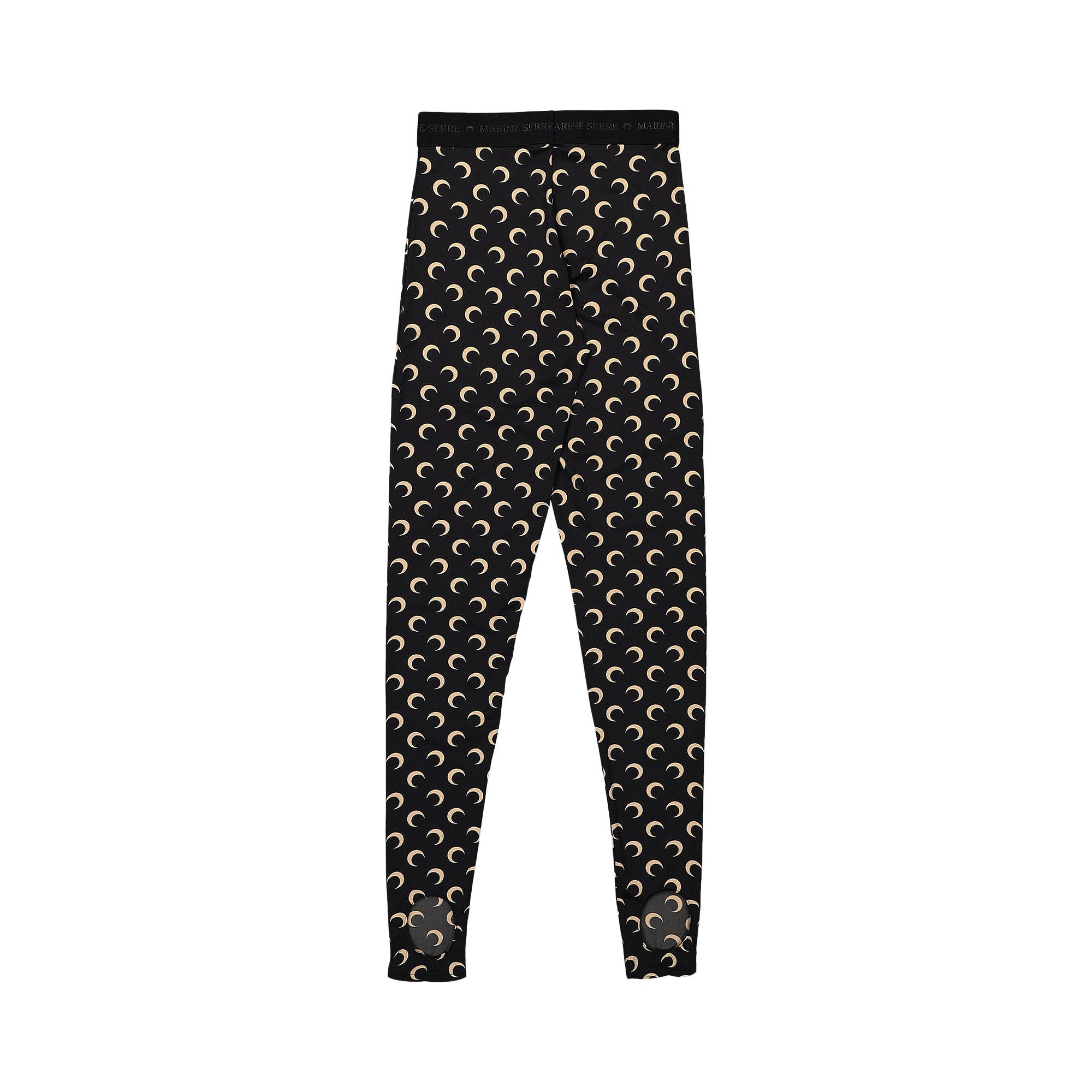 Marine Serre レギンス WPA111 all over moon jersey leggings Marine Serre - All Over Moon Jersey Leggings | HBX