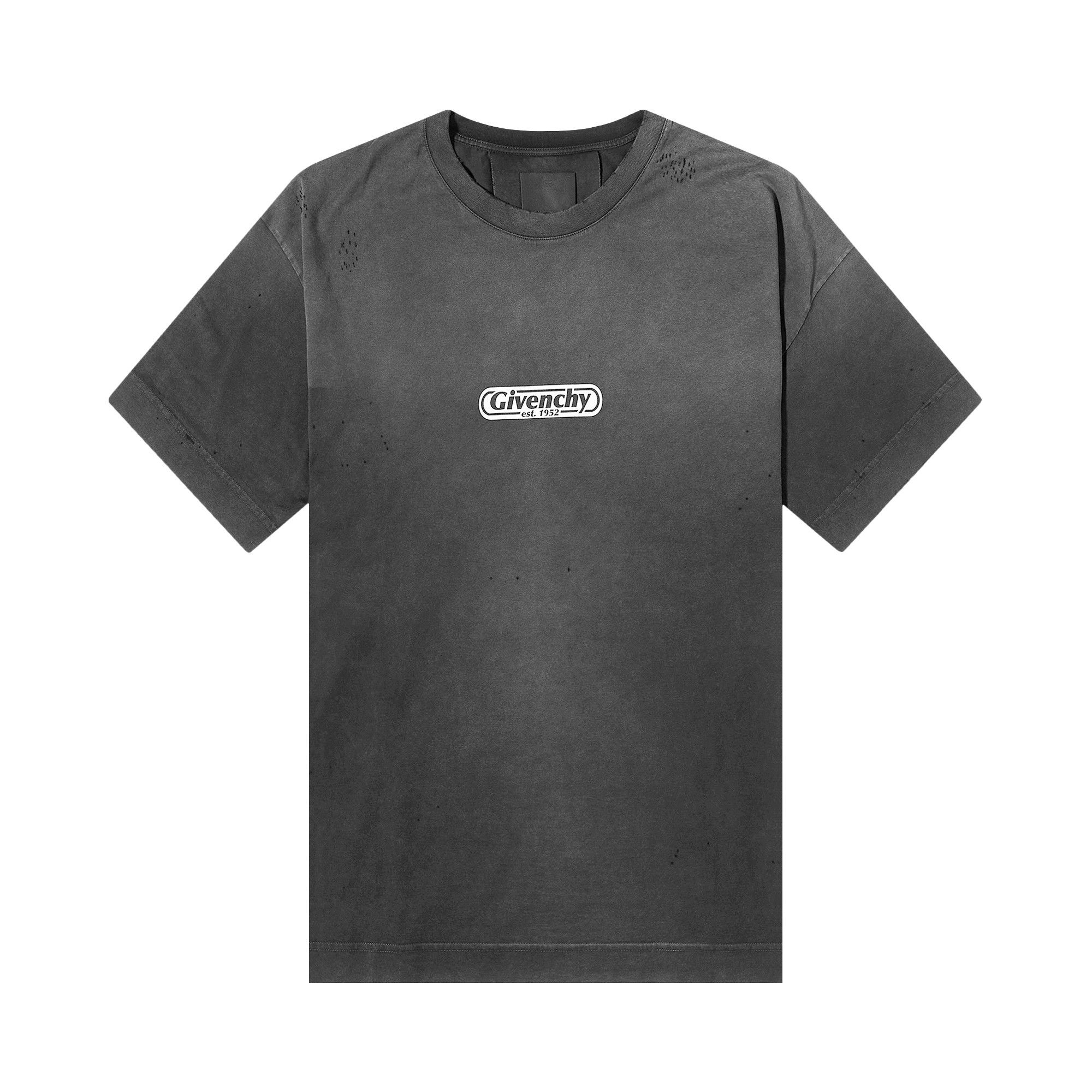 Buy Givenchy Flames Logo T Shirt Black BM71JA3YGE 001 GOAT