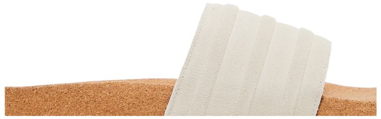 Adidas Adilette Premium Slides Cork Pack   Wonder White
