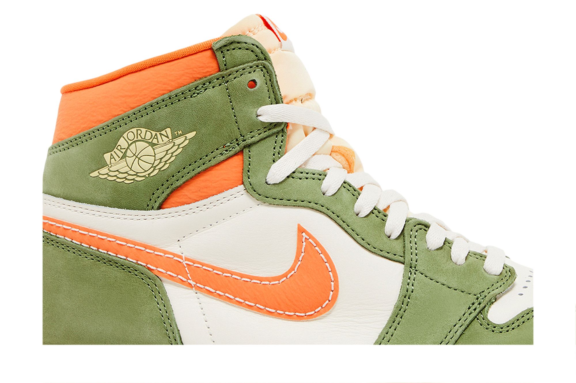 Orange green jordan 1 cheap