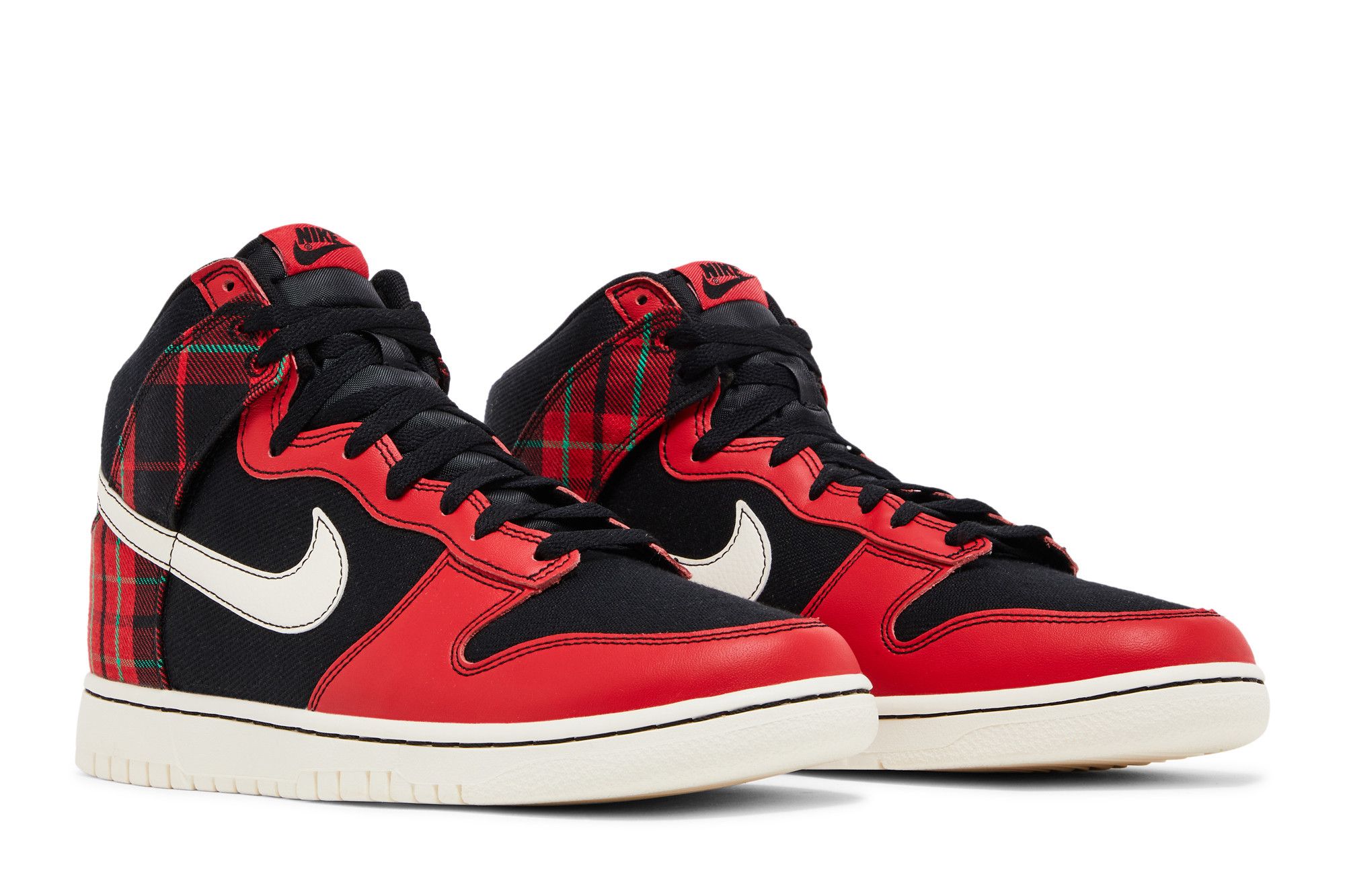 Red plaid nike shoes outlet