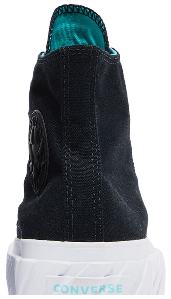 Converse Wmns Chuck Taylor All Star Lift 2X High Surface Fusion   Black