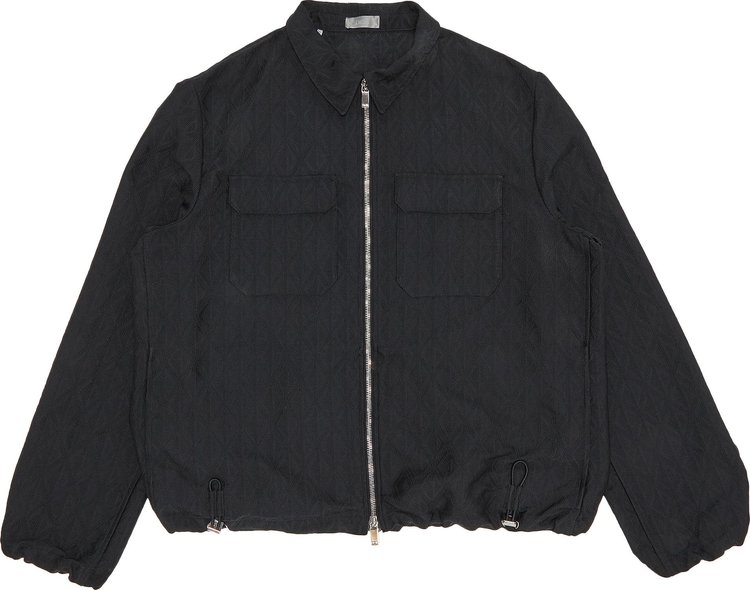 Dior Jacquard CD Diamond Utility Jacket Black