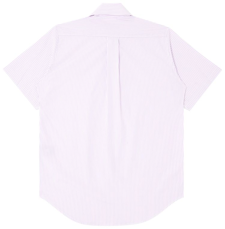 Martine Rose Classic Short Sleeve Shirt LilacWhite