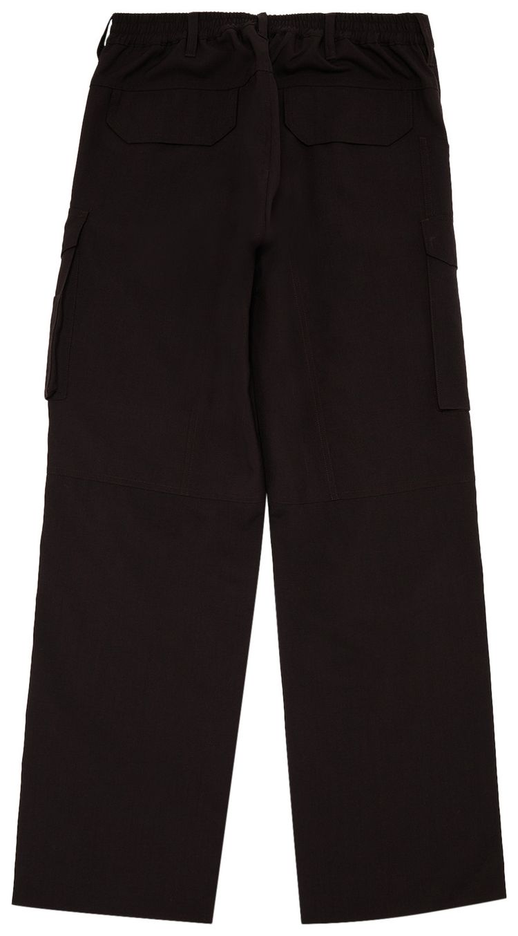 Marni Tropical Wool Cargo Pants Hazelnut