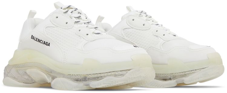 Balenciaga Triple S Sneaker Clear Sole   White