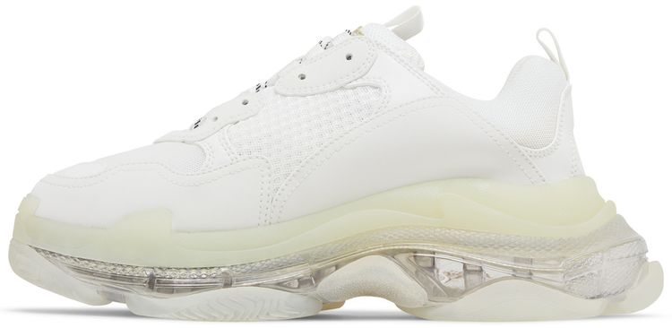 Balenciaga Triple S Sneaker Clear Sole   White