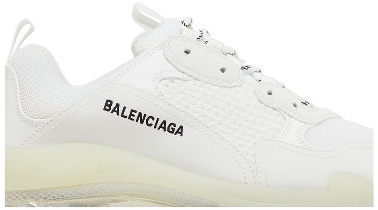 Balenciaga Triple S Sneaker Clear Sole   White