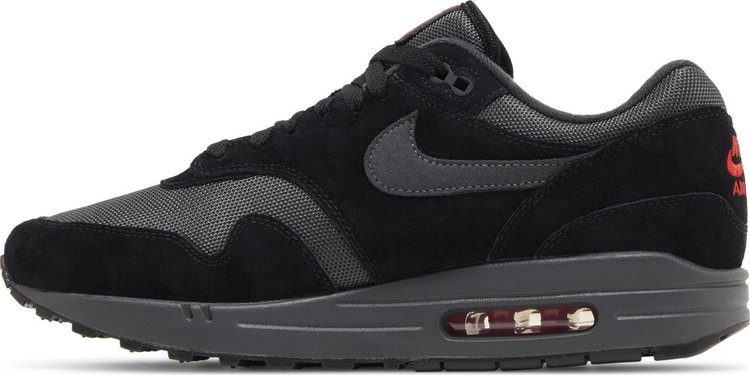 Air Max 1 Black University Red