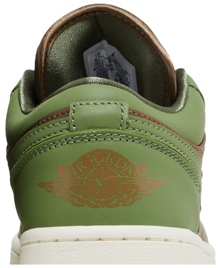 Wmns Air Jordan 1 Low SE Olive Brown Kelp