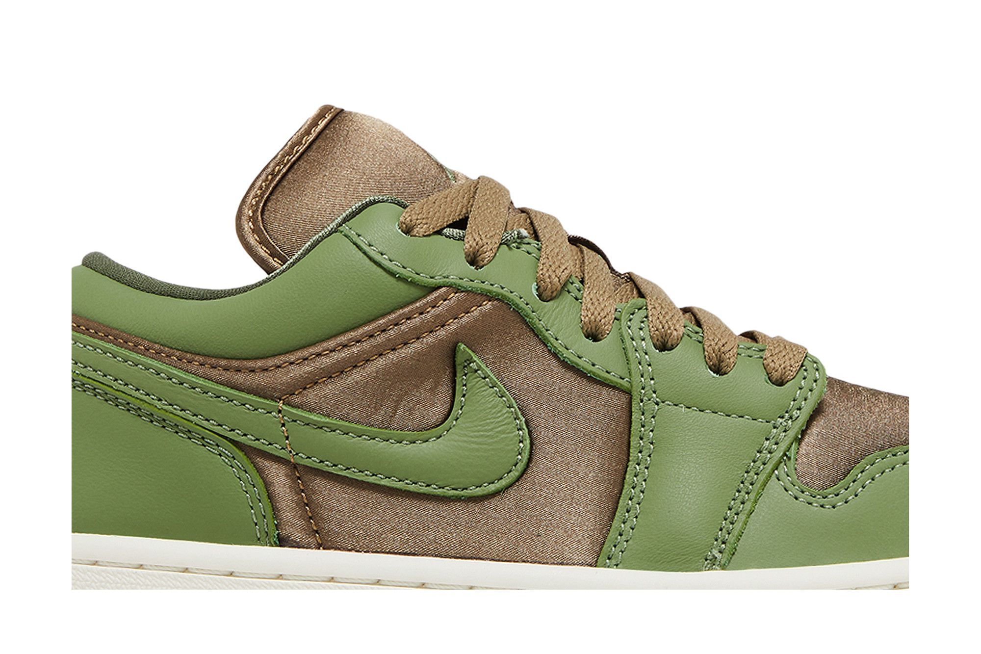 Nike Air Jordan 1 Low SE Brown Kelp Sky J Light Olive WMNS