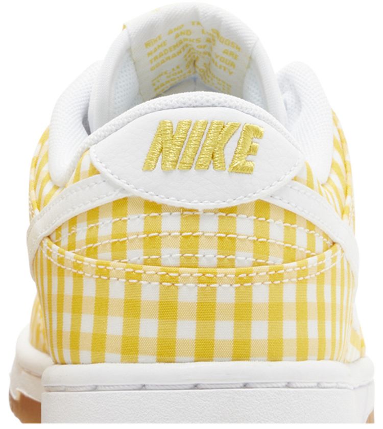 Wmns Dunk Low Yellow Gingham