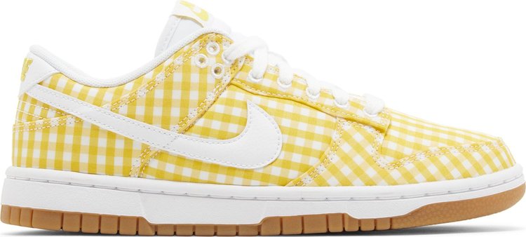 Wmns Dunk Low 'Yellow Gingham'