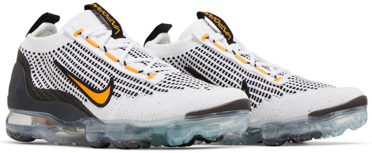 Nike Air VaporMax 2021 Flyknit GS White Kumquat