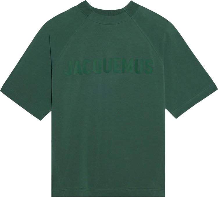 Jacquemus Le T-Shirt Typo 'Dark Green'