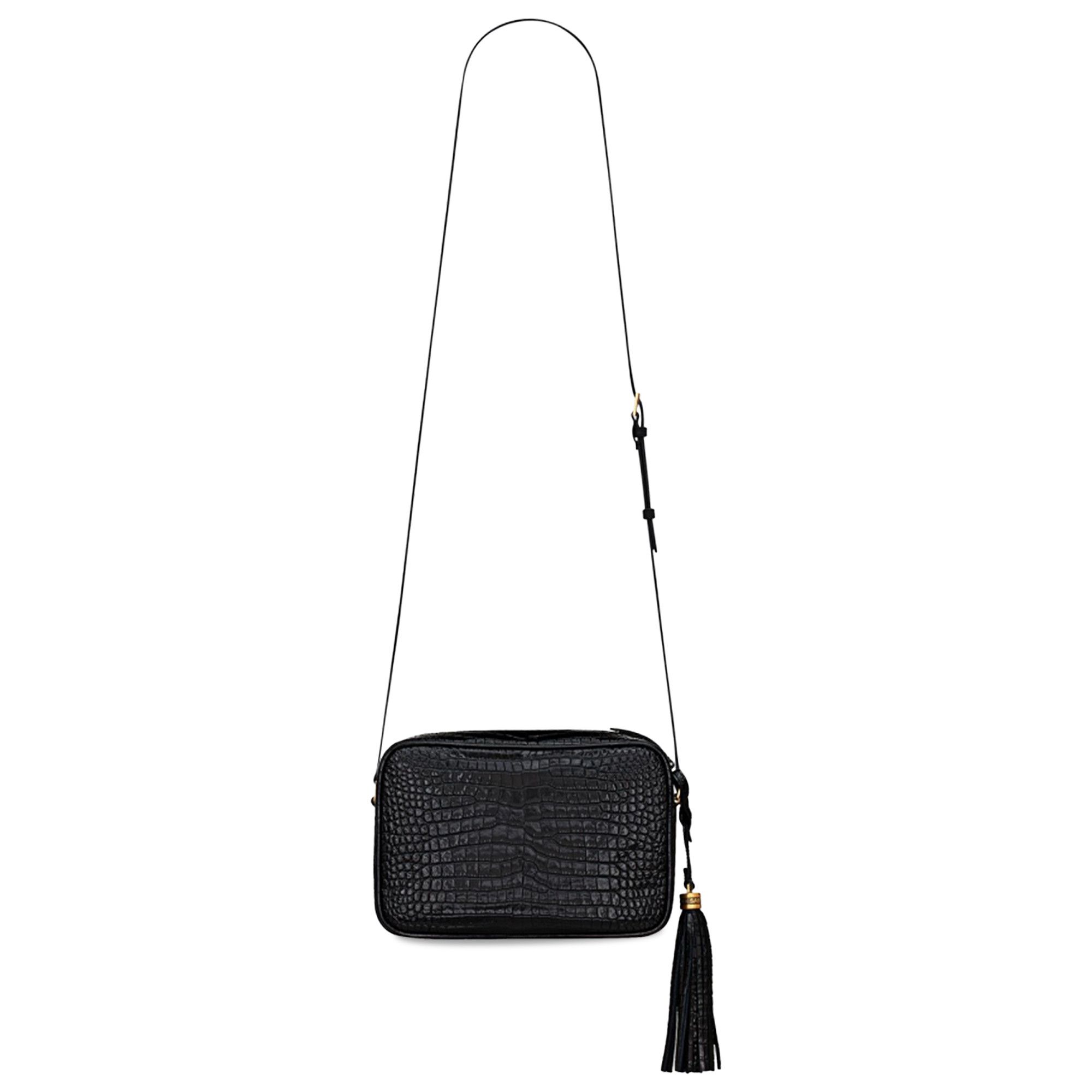 Buy Saint Laurent Lou Medium Pouch Bag 'Black' - 612542 DND0W 1000