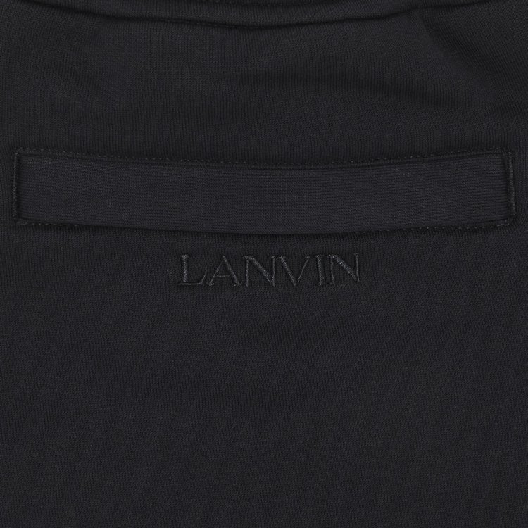 Lanvin Side Curb Shorts Black