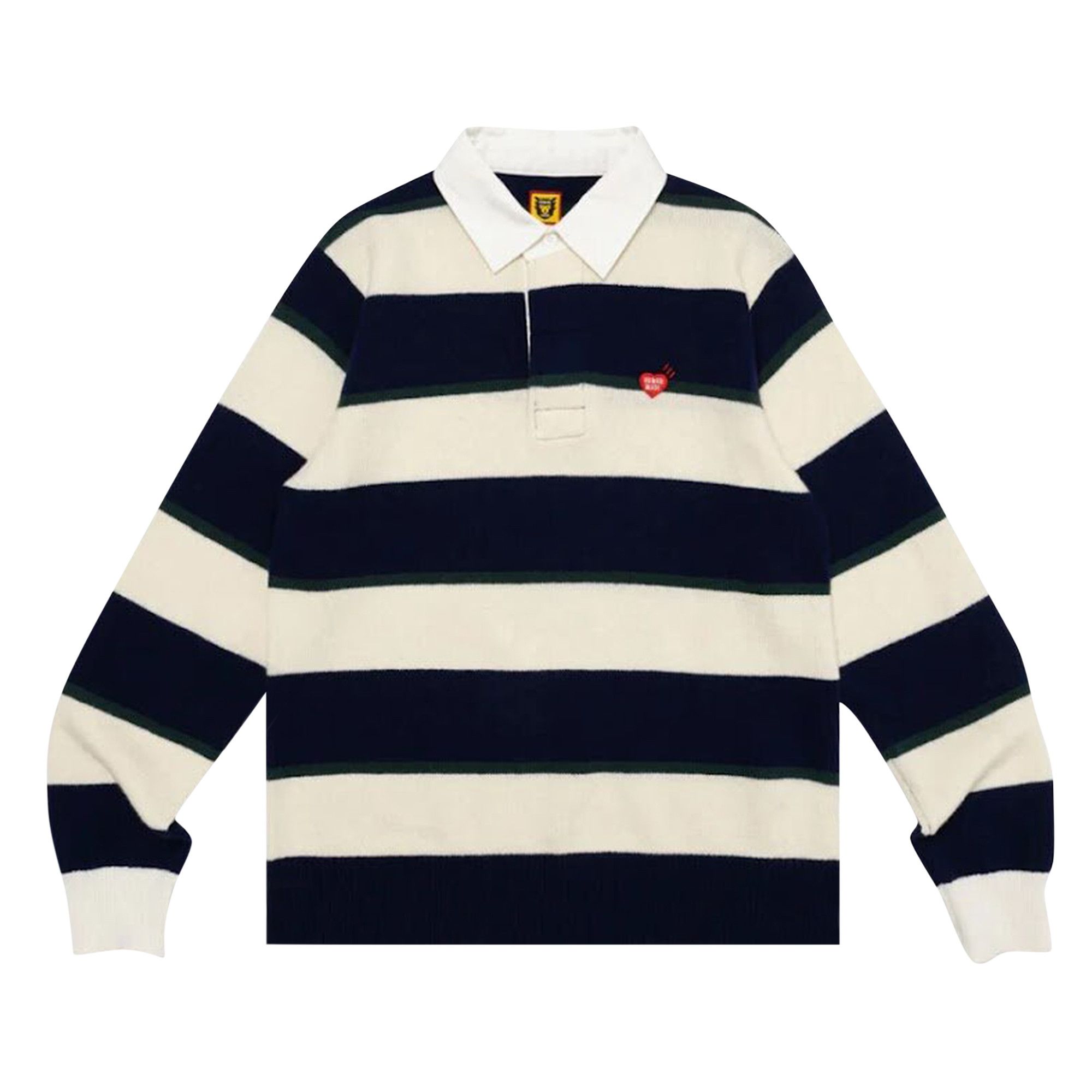 Buy Human Made Rugby Knit Sweater 'Navy' - HM26CS031 NAVY | GOAT Buy Human Made Rugby Knit Sweater 'Navy' - HM26CS031 NAVY | GOAT