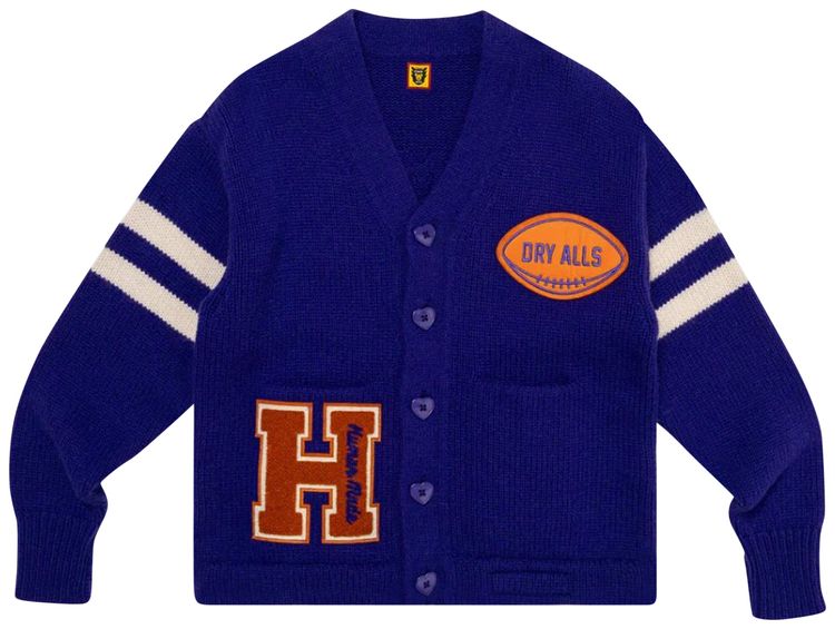 Human Made Low Gauge Knit Cardigan Purple