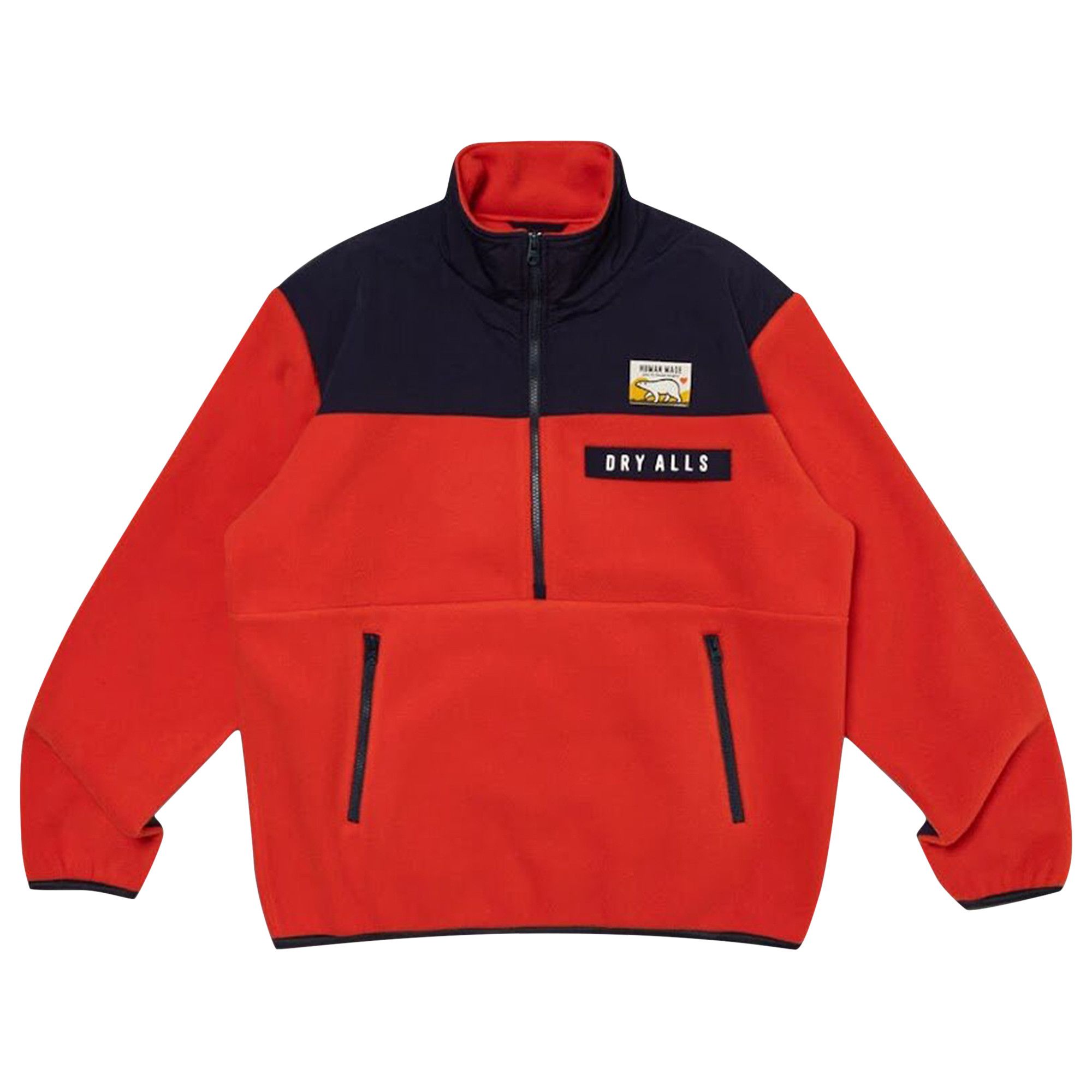 HUMAN MADE FLEECE HALF-ZIP PULLOVER Human Made Fleece Half-Zip 