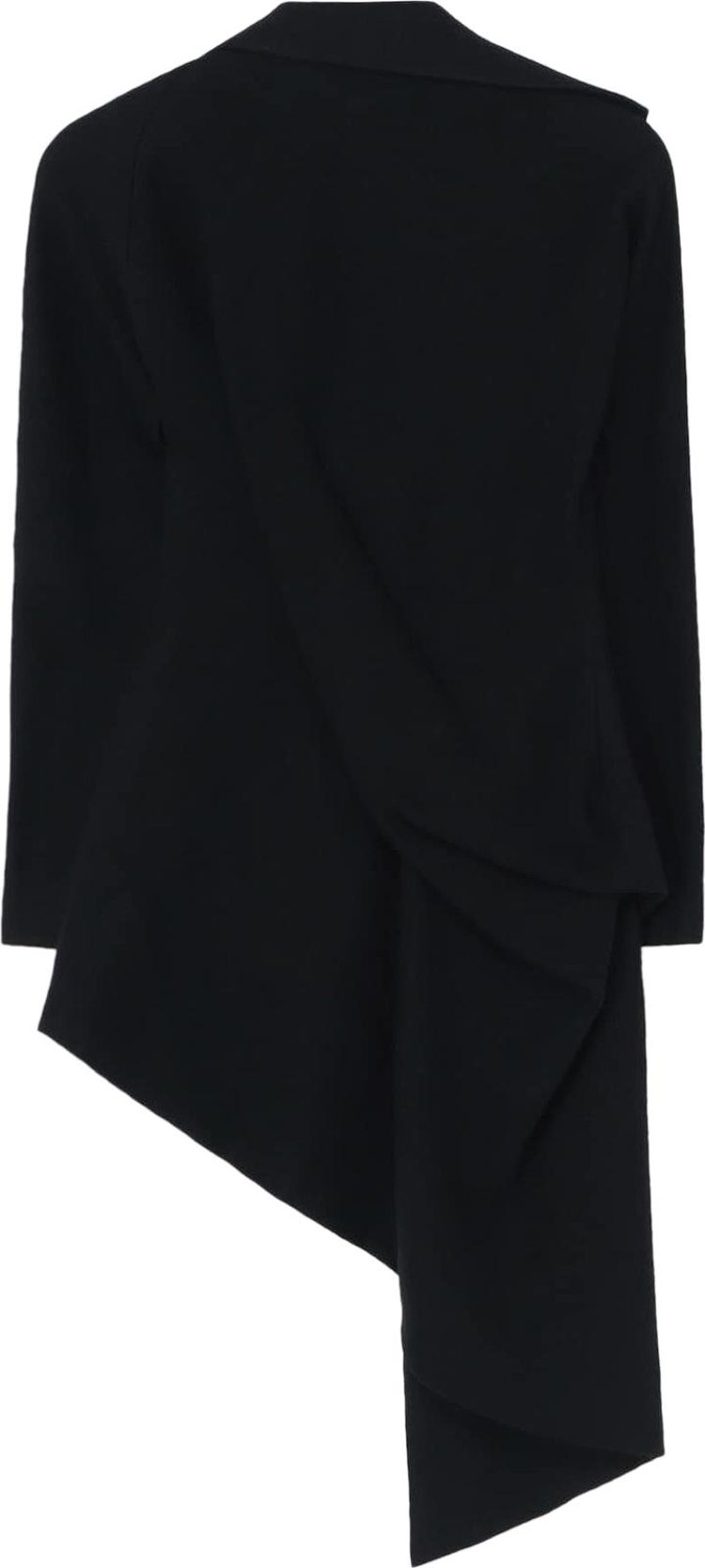 Yohji Yamamoto Backside Tucked Jacket Black