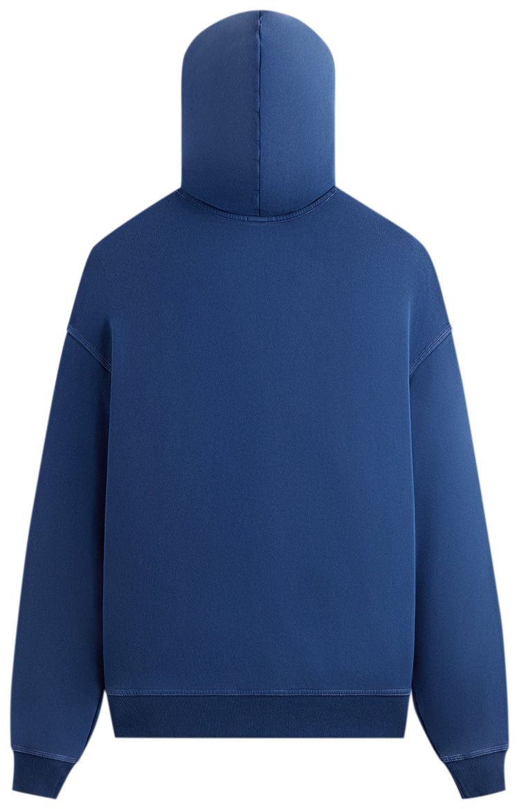 Kith Stitch Classic Logo Nelson Hoodie Cyanotype