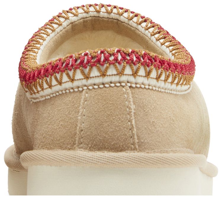 Wmns Tasman Slipper Sand Dark Cherry